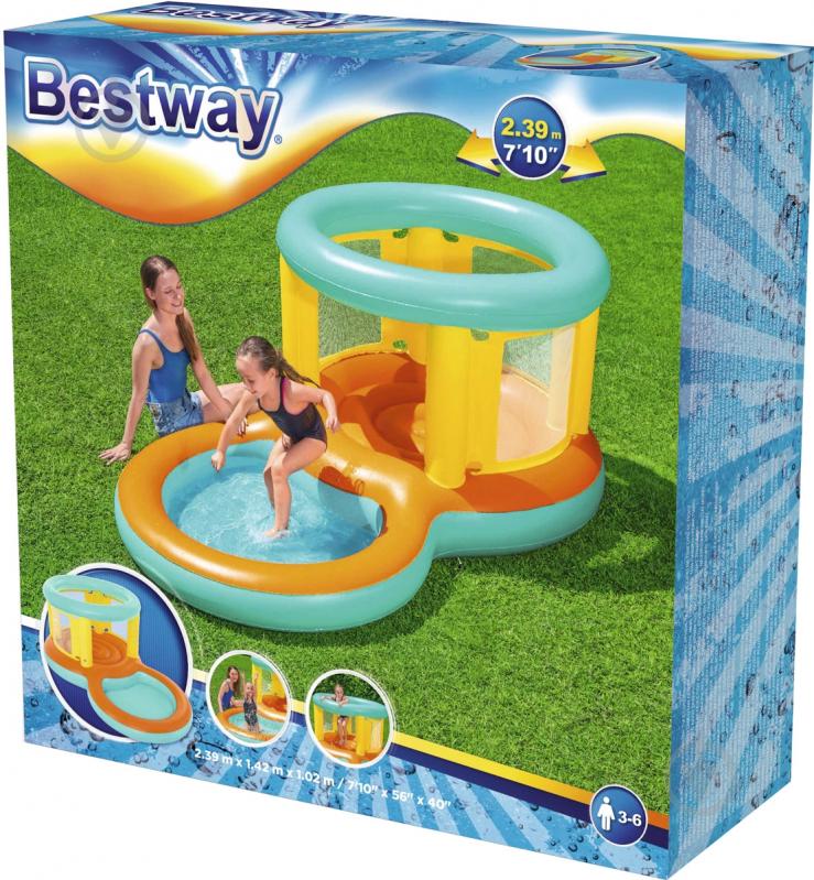 Басейн надувний Bestway Jumptopia 239х142х102 см - фото 8