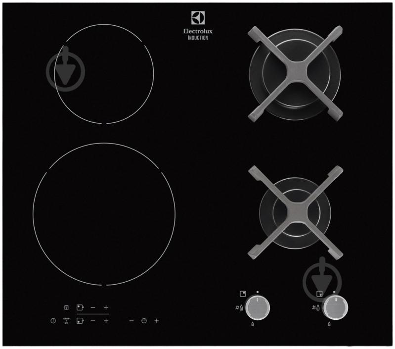 Варильна поверхня комбінована Electrolux EGD 6576 NOK - фото 1