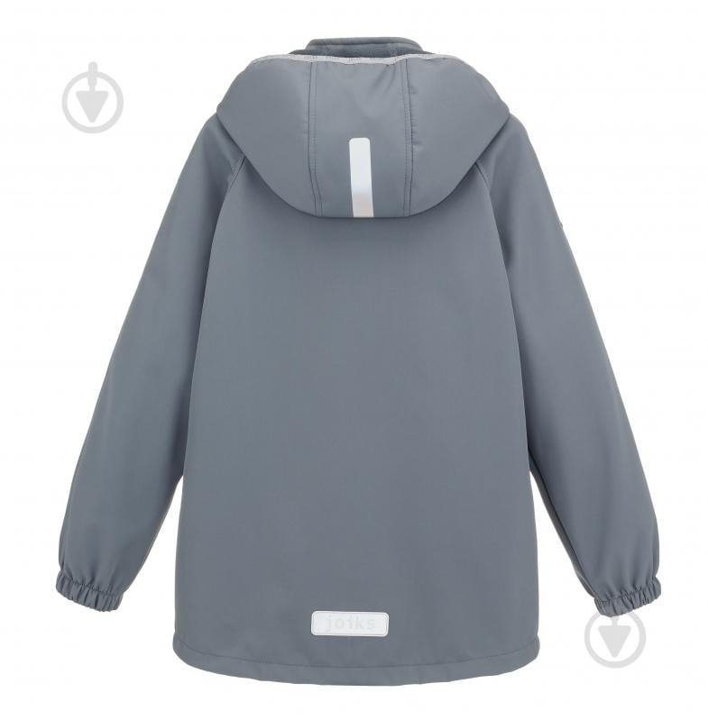 Ветровка унисекс JOIKS р.140 серый SoF-23/e - фото 2 Ветровка унисекс JOIKS р.140 серый SoF-23/e - фото 2