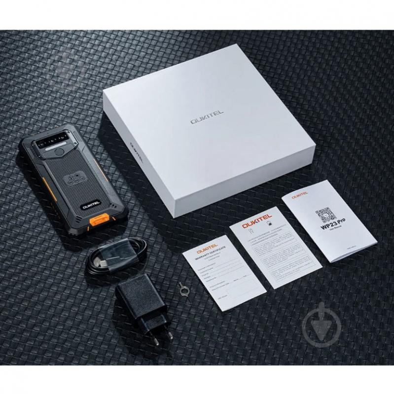 Смартфон Oukitel wp23 pro 8/128GB orange/black (6931940776691) - фото 11