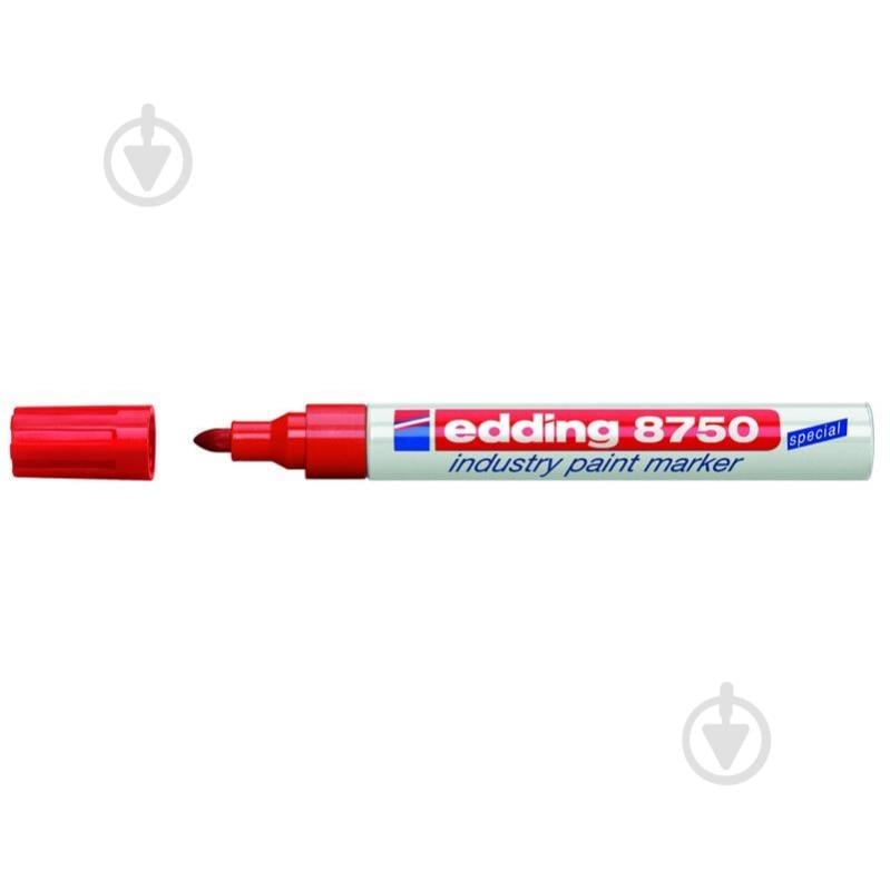 Маркер спеціальний Edding Industry Paint 2-4 мм e-8750/02 червоний - фото 1