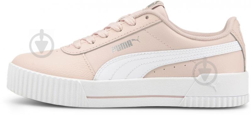 Кроссовки для девочек демисезонные Puma Carina L Jr 37067731 р.35,5 светло-розовые - фото 2