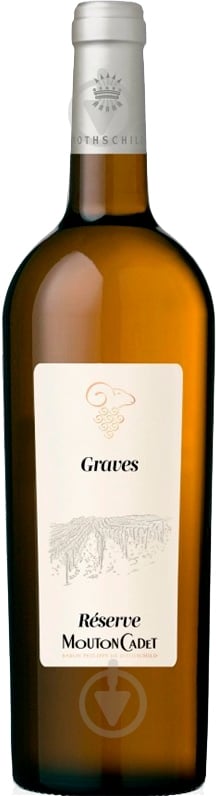 Вино Baron Philippe de Rothschild Mouton Cadet Reserve Graves Blanc 0,75 л - фото 1