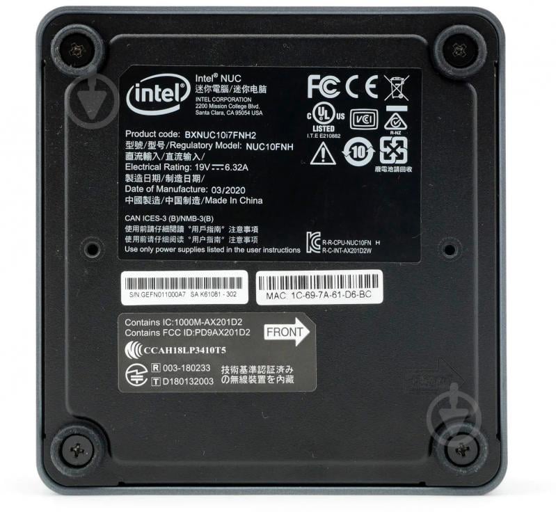 Неттоп Intel NUC Kit (BOXNUC7PJYH2) black - фото 5
