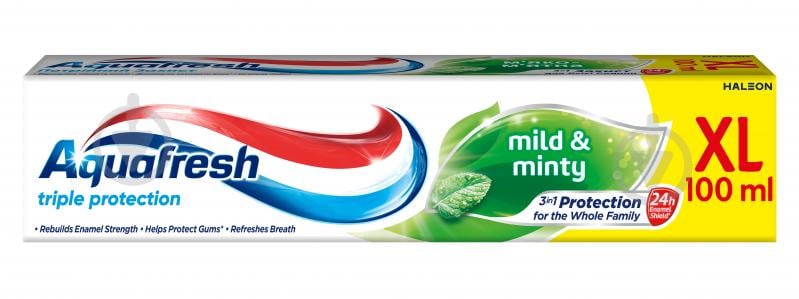 Aquafresh Мягко-мятная 100 мл 115 г - фото 1