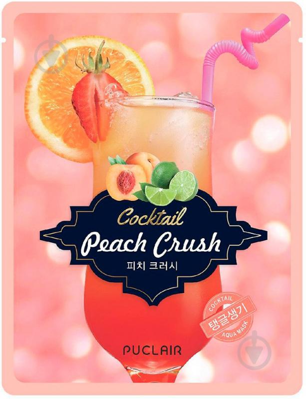 Маска Puclair Cocktail Peach Crush 23 г - фото 1 Маска Puclair Cocktail Peach Crush 23 г - фото 1