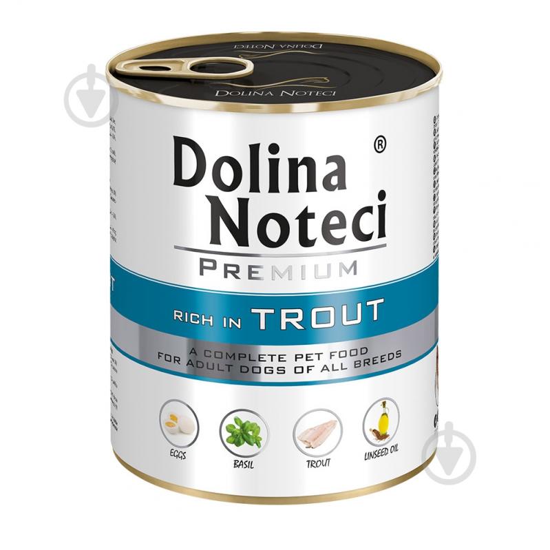 Корм влажный Dolina Noteci Premium с форелью 800 г - фото 1