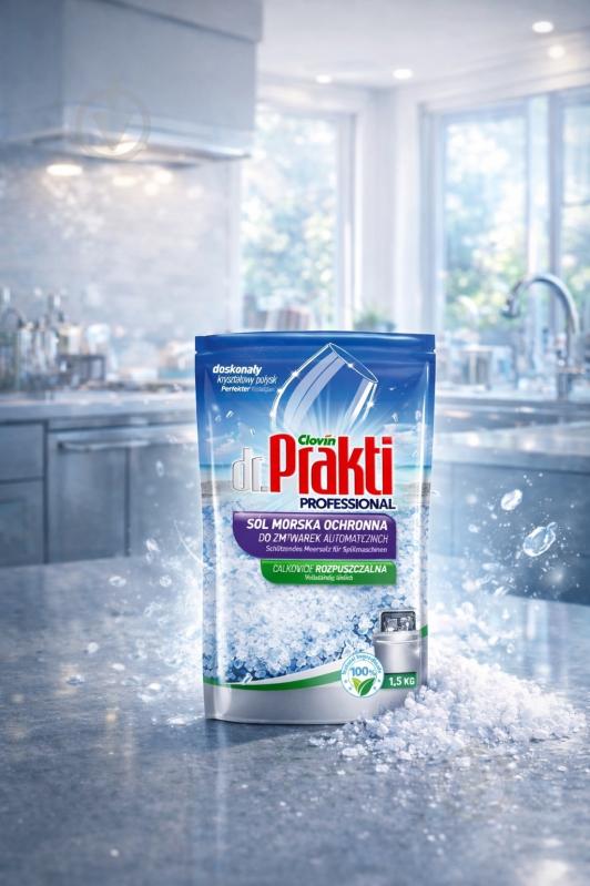 Соль для посудомоечных машин Dr.PRAKTI Professional 1,5 кг - фото 2