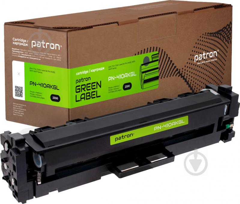 Картридж Patron HP 410A CF410A Green Label PN-410AKGL (CT-HP-CF410A-B-PN-GL) черный - фото 1