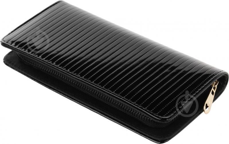 Кошелек женский Solid 21х11х2 см черный - фото 1