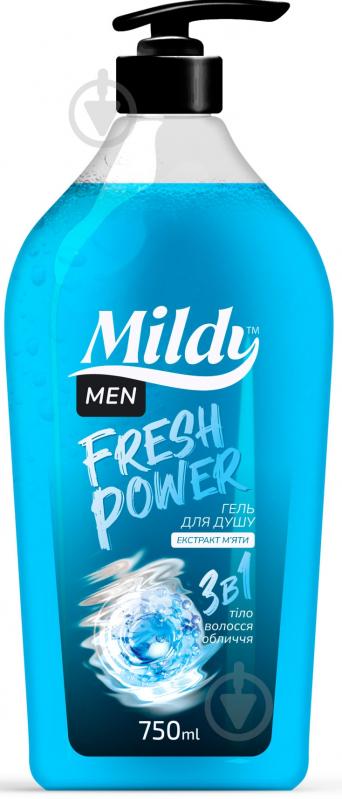 Гель для душа Mildy Fresh Power 750 мл - фото 1