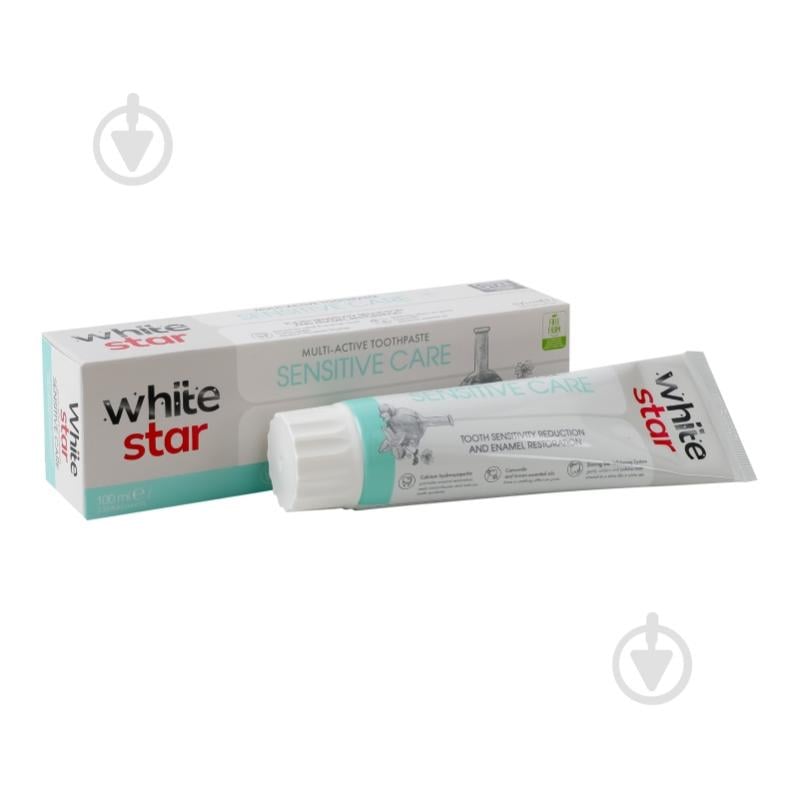 Зубная паста White Star Sensitive care 100 мл 115 г - фото 3
