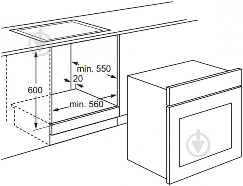 Духова шафа Zanussi ZZB 510401 B - фото 3