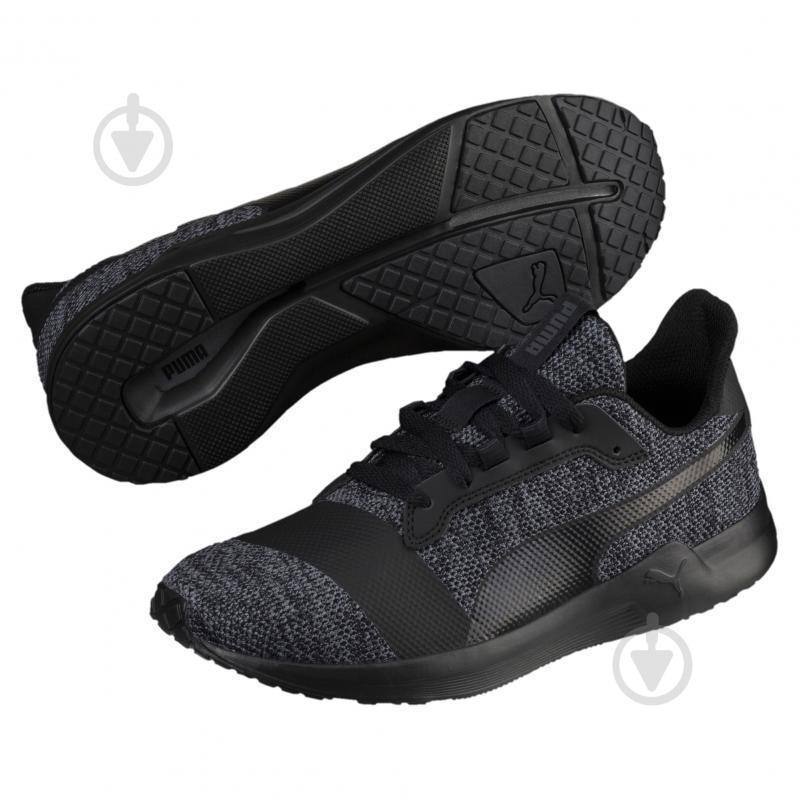 Кроссовки женские Puma FLEX XT ACTV KNIT 19158901 р.37 черные - фото 1