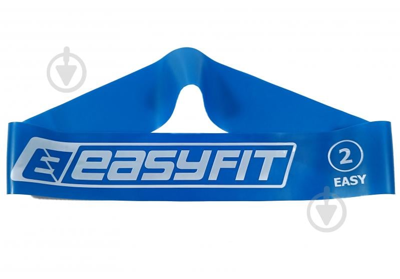 Резинка для фитнеса EasyFit #2 5 кг EF-1813 синий - фото 3