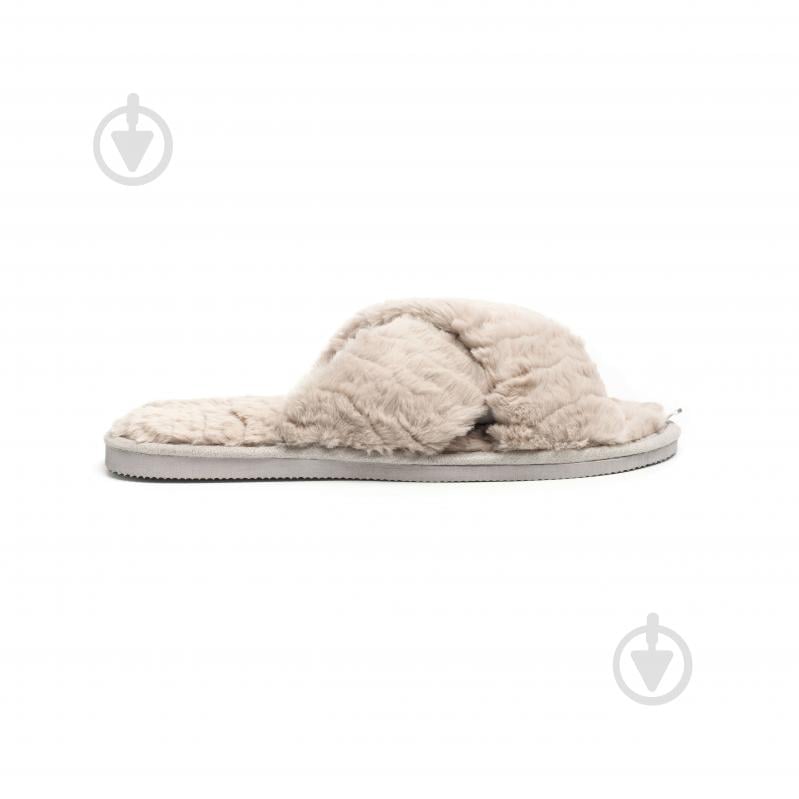 Тапки домашние Twins меховые перекрест 15122 р.40 бежевый - фото 7 Тапки домашние Twins меховые перекрест 15122 р.40 бежевый - фото 7