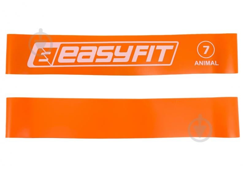 Резинка для фитнеса EasyFit #7 30 кг EF-1813 оранжевый - фото 2