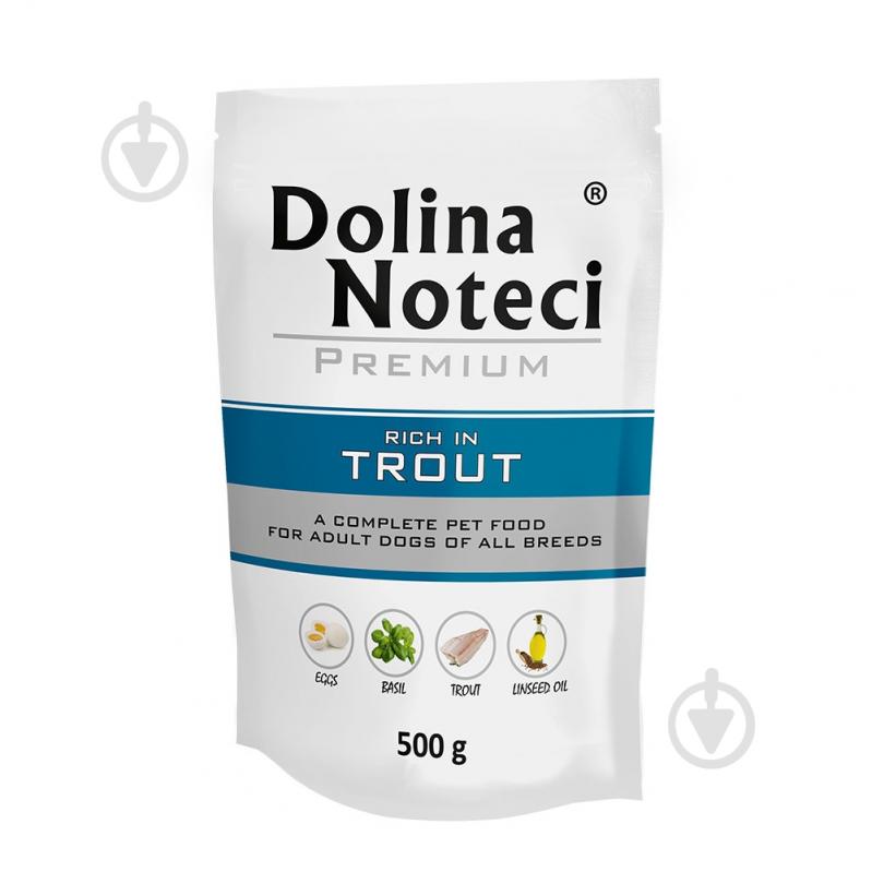 Корм влажный Dolina Noteci Premium с форелью 500 г - фото 1
