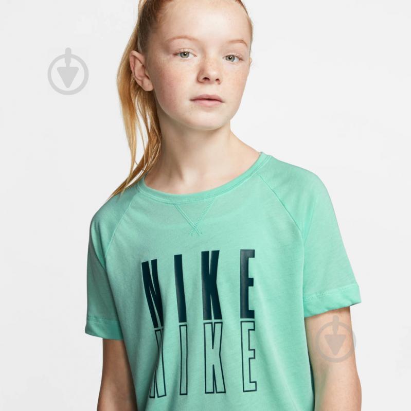 Футболка Nike G NK SS TROPHY GFX TOP CJ7563-349 р.L бирюзовый - фото 5