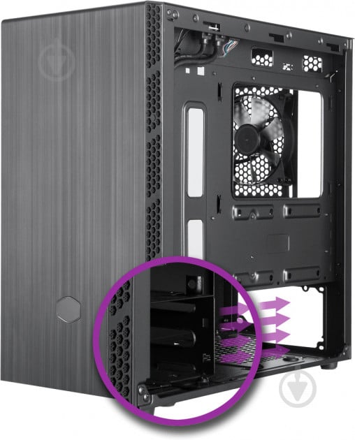 Корпус Cooler Master MasterBox MB400L MCB-B400L-KNNN-S00 - фото 4