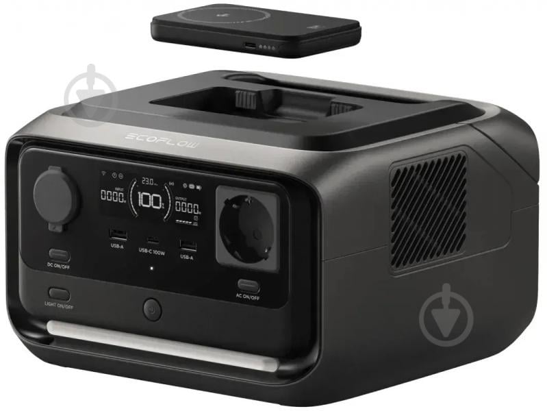 Зарядная станция EcoFlow RIVER 3 Plus Wireless (EFRIVER3PLUS-W-EU-CBOX) (286 Вт·ч) - фото 2 Зарядная станция EcoFlow RIVER 3 Plus Wireless (EFRIVER3PLUS-W-EU-CBOX) (286 Вт·ч) - фото 2
