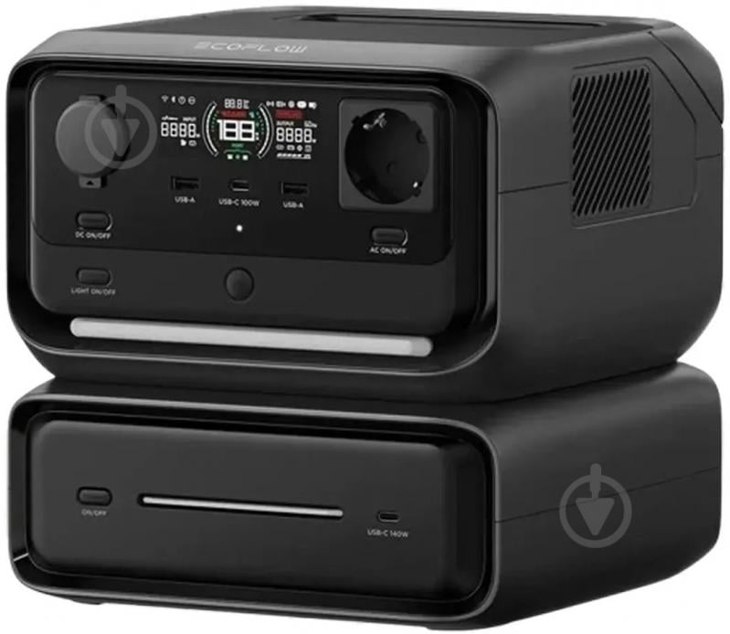 Зарядная станция EcoFlow RIVER 3 Max (EFRIVER3Max-EU-CBOX) (572 Вт·ч) - фото 2 Зарядная станция EcoFlow RIVER 3 Max (EFRIVER3Max-EU-CBOX) (572 Вт·ч) - фото 2