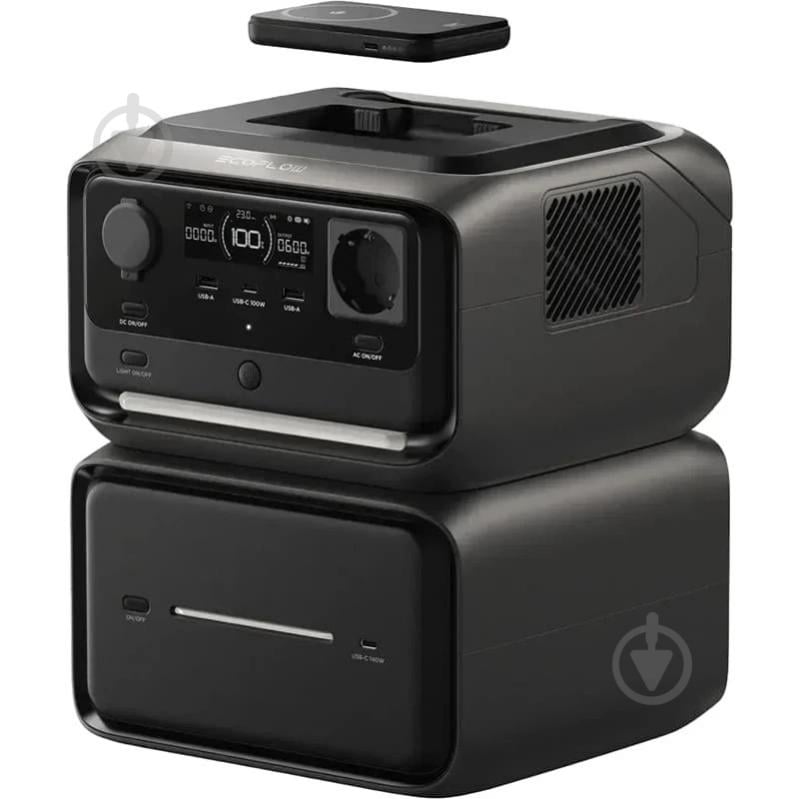 Зарядна станція EcoFlow RIVER 3 Max Plus Wireless (EFRIVER3MP-Wireless-EU-CBOX) (858 Вт·год) - фото 2