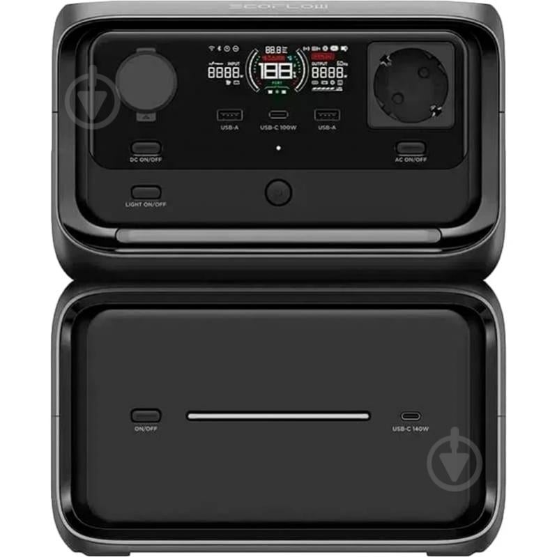 Зарядна станція EcoFlow RIVER 3 Max Plus Wireless (EFRIVER3MP-Wireless-EU-CBOX) (858 Вт·год) - фото 1