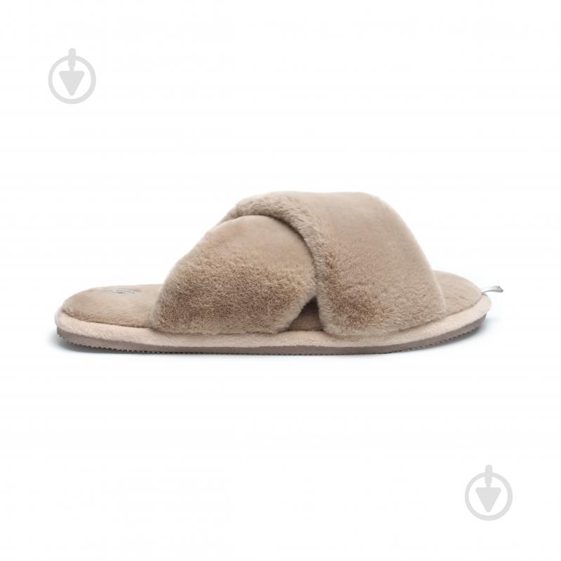 Тапки домашние Twins меховые перекрест 15130 р.40 бежевый - фото 11 Тапки домашние Twins меховые перекрест 15130 р.40 бежевый - фото 11