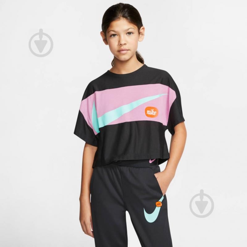 Футболка Nike G NK TOP SS JDIY CJ7599-010 р.L черный - фото 3