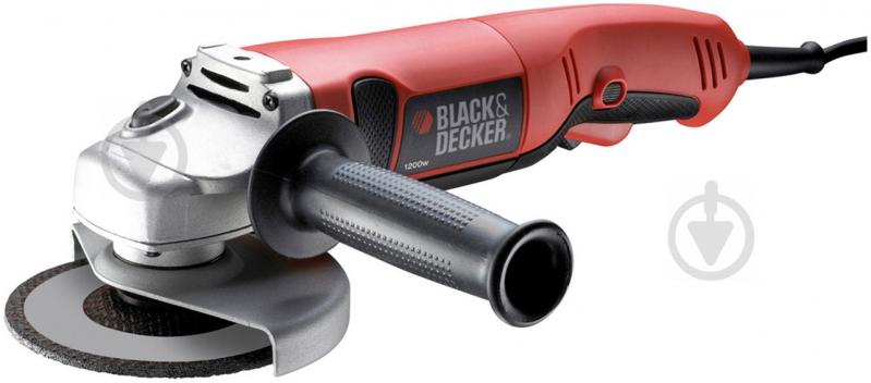 Болгарка (кутова шліфмашина) Black+Decker KG1200KD - фото 1