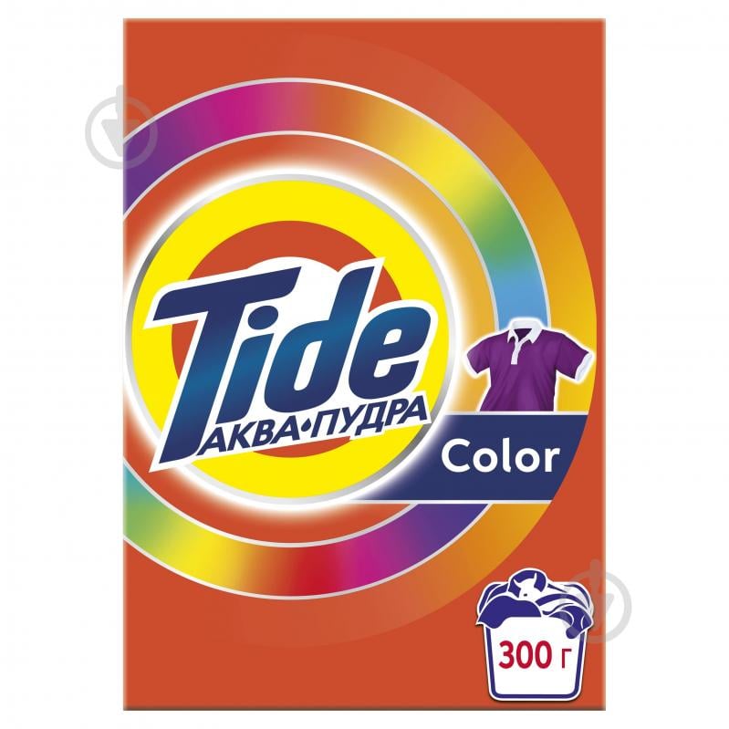Пральний порошок для машинного прання Tide Аква-Пудра Color 0,3 кг - фото 1
