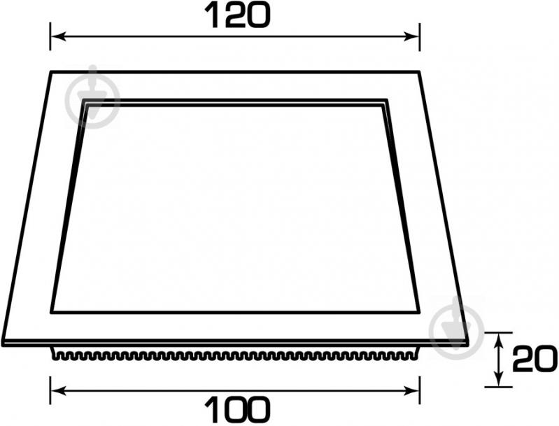 Світильник точковий Hopfen DL 07 S LED 7 Вт 3000 К білий - фото 4