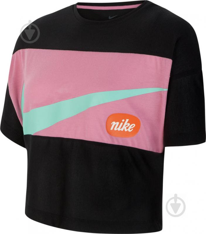 Футболка Nike G NK TOP SS JDIY CJ7599-010 р.XL черный - фото 1