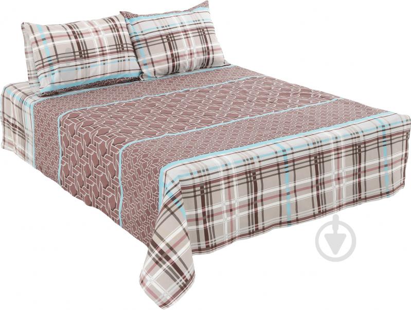 Комплект постельного белья Денди 2 светло-коричневый UP! (Underprice) - фото 2