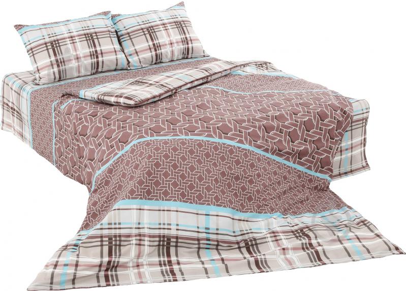 Комплект постельного белья Денди 2 светло-коричневый UP! (Underprice) - фото 1