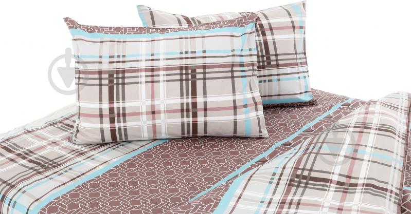 Комплект постельного белья Денди 2 светло-коричневый UP! (Underprice) - фото 4