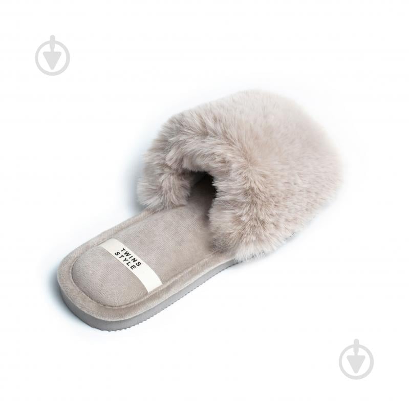 Капці домашні Twins хутрянi 15692 р.36/37 сірий - фото 5 Капці домашні Twins хутрянi 15692 р.36/37 сірий - фото 5