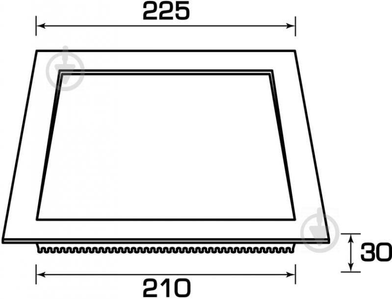 Светильник точечный Hopfen DL 20 S LED 20 Вт 5200 К белый - фото 7