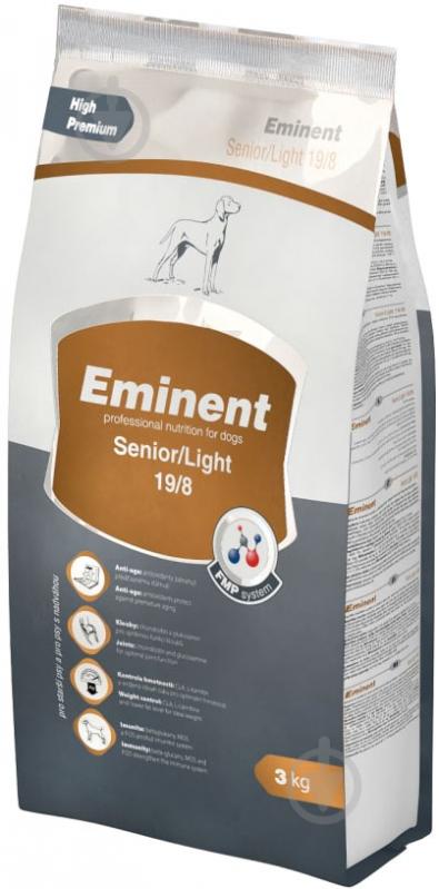 Корм для літніх собак та собак із зайвою вагою для усіх порід Eminent Senior Light (птиця) 3 кг - фото 1