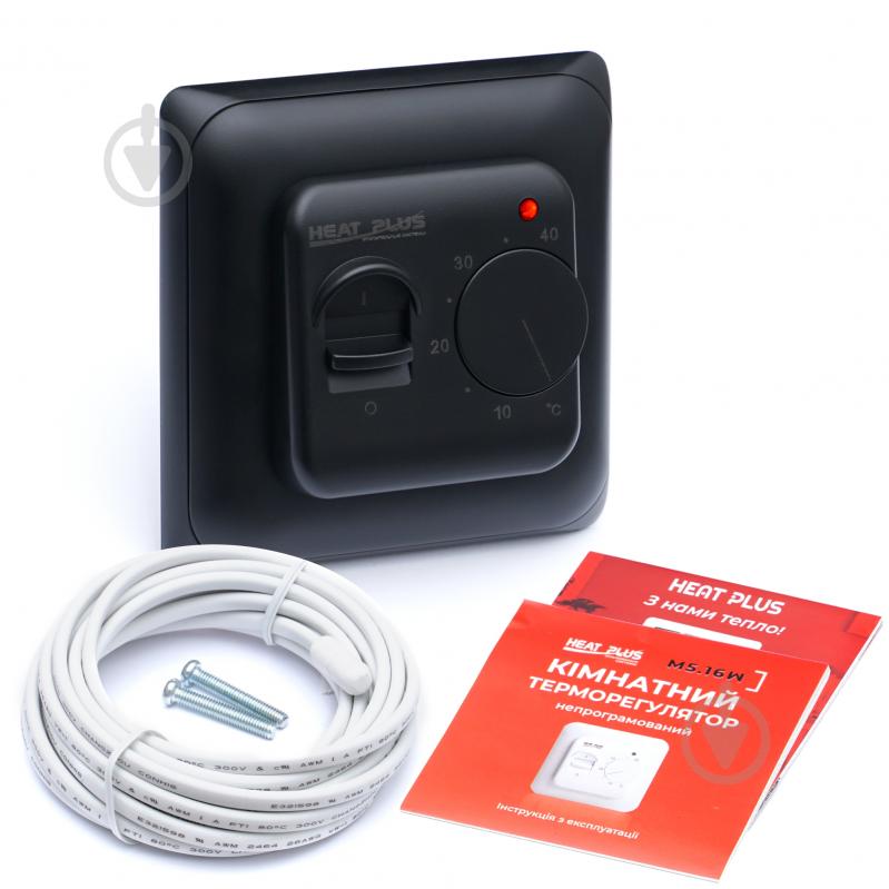 Терморегулятор Heat Plus M5.16 черный (M516B) - фото 4
