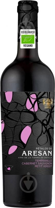 Вино Les Grands Chais de France Petalos de Aresan Tempranillo-Cabernet Sauvignon-Petit Verdot Bio Vegan червоне сухе 0,75 - фото 1