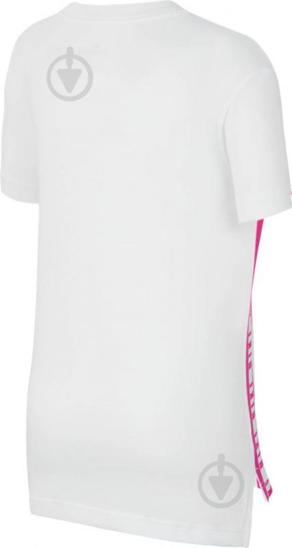 Футболка Nike G NSW TEE DPTL TRICOT TRACK CT2788-100 р.M белый - фото 2