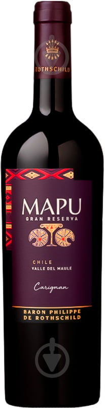 Вино Baron Philippe de Rothschild Mapu Gran Reserva Carignan 0,75 л - фото 1