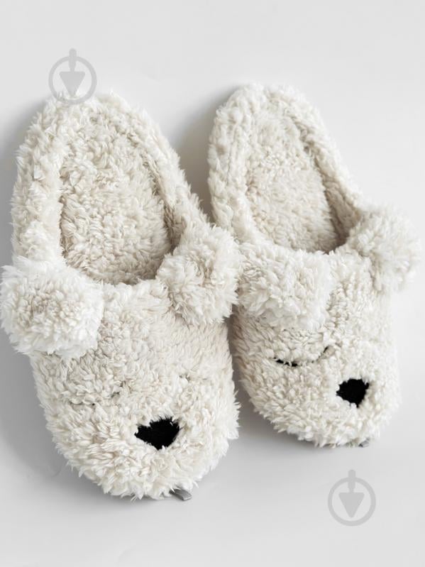 Тапки домашние Twins Animals bear 15490 р.38/39 белый - фото 3