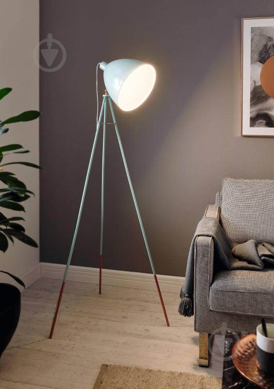 Торшер 60 Вт E27 зеленый 49342 - фото 2