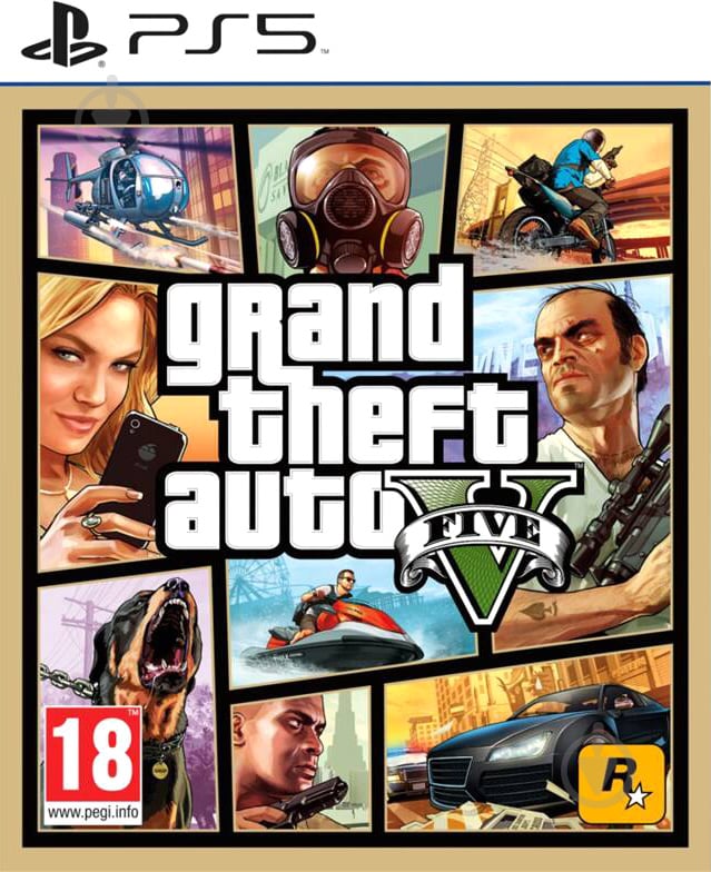 Гра Sony Grand Theft Auto V PS5 [BLU-RAY Диск] - фото 1