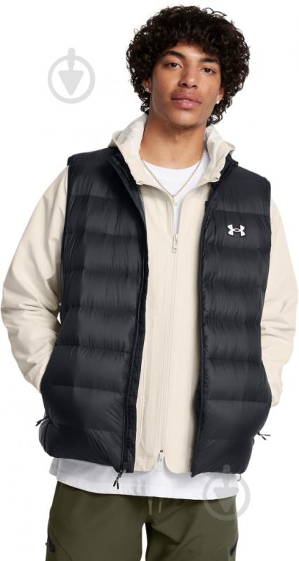 Жилет Under Armour LEGEND DOWN VEST 1385838-001 р.M черный - фото 1