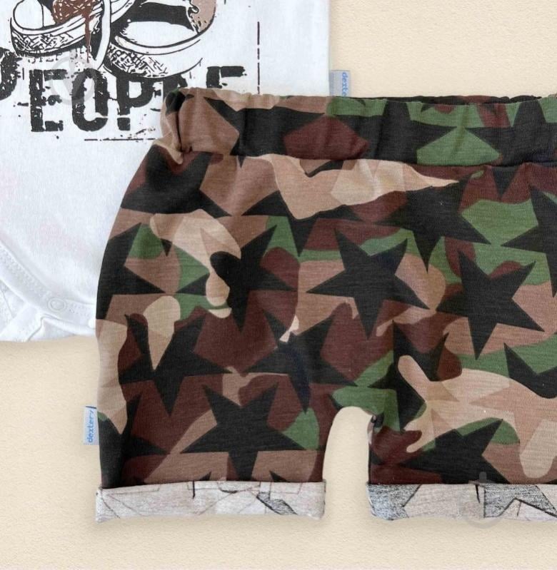 Комплект для мальчиков Dexter`s POWER белый с принтом р.68 d128-1пв-б - фото 2