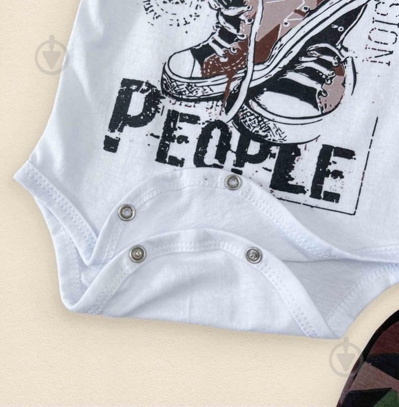 Комплект для мальчиков Dexter`s POWER белый с принтом р.68 d128-1пв-б - фото 3